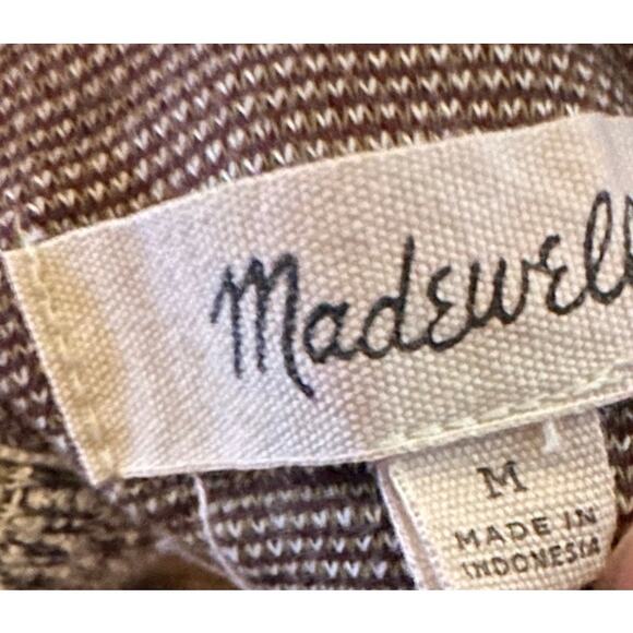 Madewell Striped Button-Back Tank Top, Women's, Sz Medium, Boho Festival Summer - Picture 7 of 7